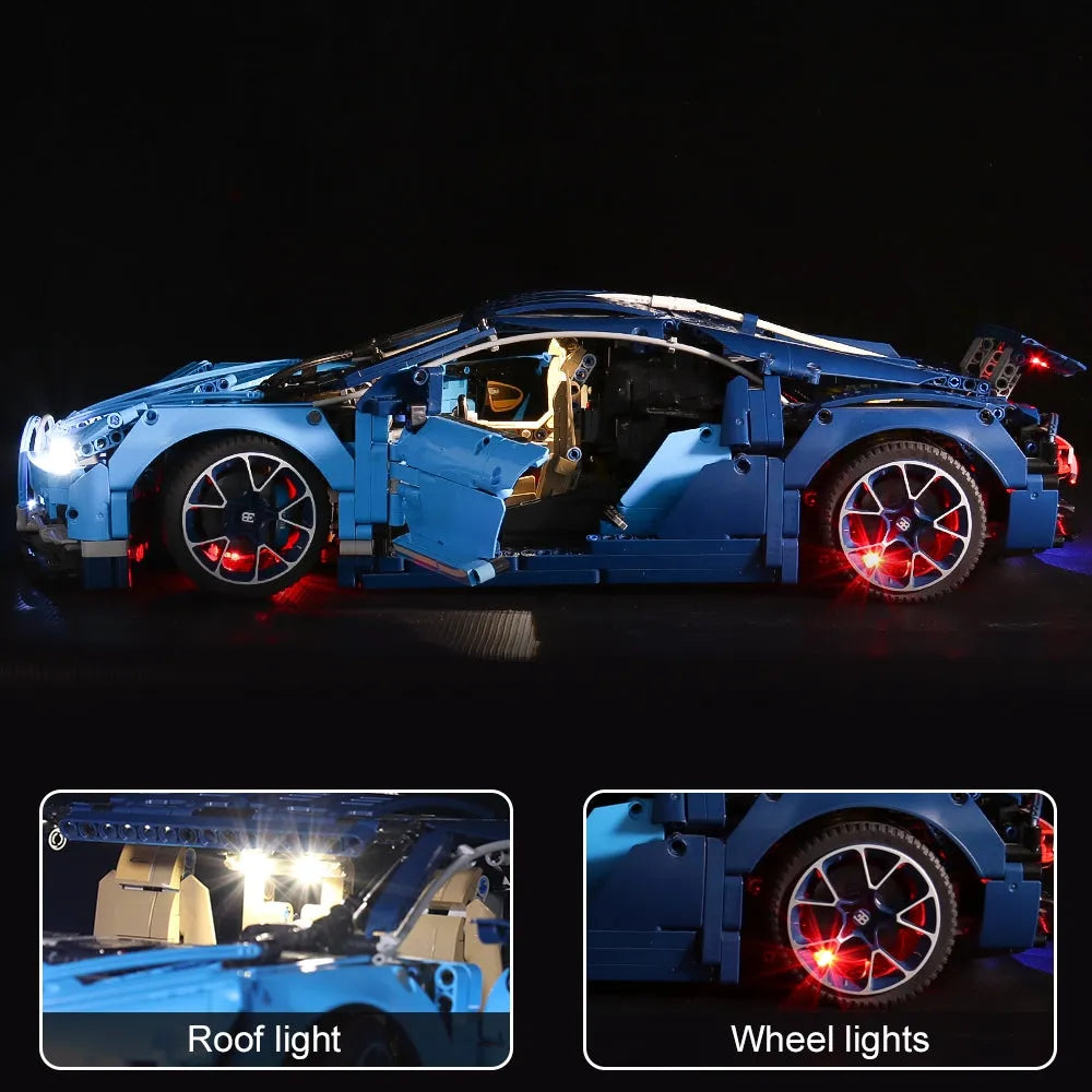 Vonado LED Light Kit for 42083 Bugatti Chiron (Lights Only), Model L42083