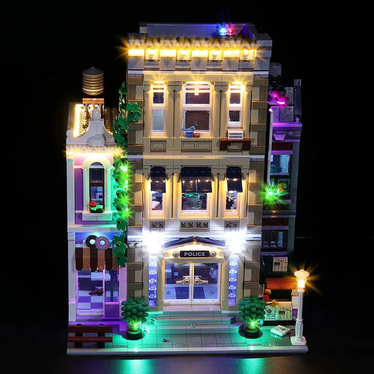 Vonado LED Light Kit for Creator 10278 The Police Station (Lights Only), Model L10278