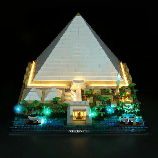 Vonado LED Light Kit for Ideas 21058 The Great Pyramid (Lights Only), Model L21058