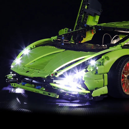 Vonado LED Light Kit for 42115 Lamborghini Sian FKP 37 (Lights Only), Model L42115