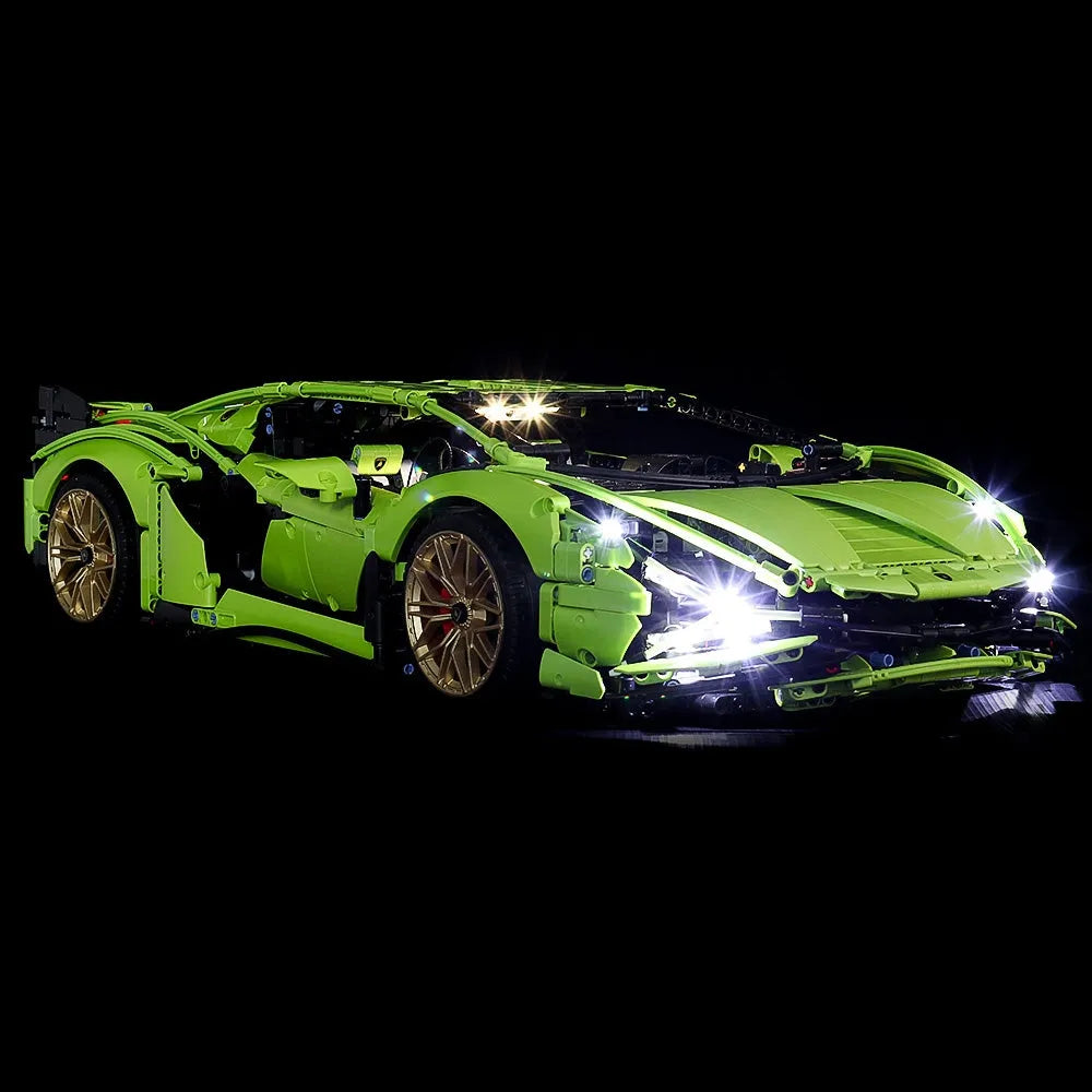 Vonado LED Light Kit for 42115 Lamborghini Sian FKP 37 (Lights Only), Model L42115