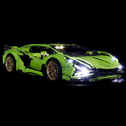 Vonado LED Light Kit for 42115 Lamborghini Sian FKP 37 (Lights Only), Model L42115