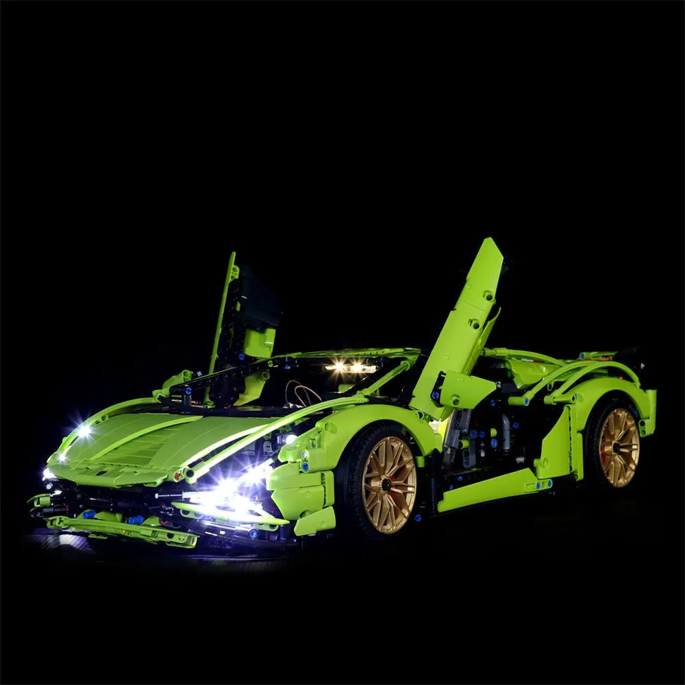 Vonado LED Light Kit for 42115 Lamborghini Sian FKP 37 (Lights Only), Model L42115
