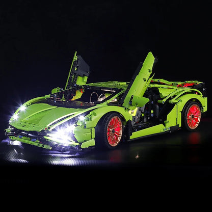Vonado LED Light Kit for 42115 Lamborghini Sian FKP 37 (Lights Only), Model L42115