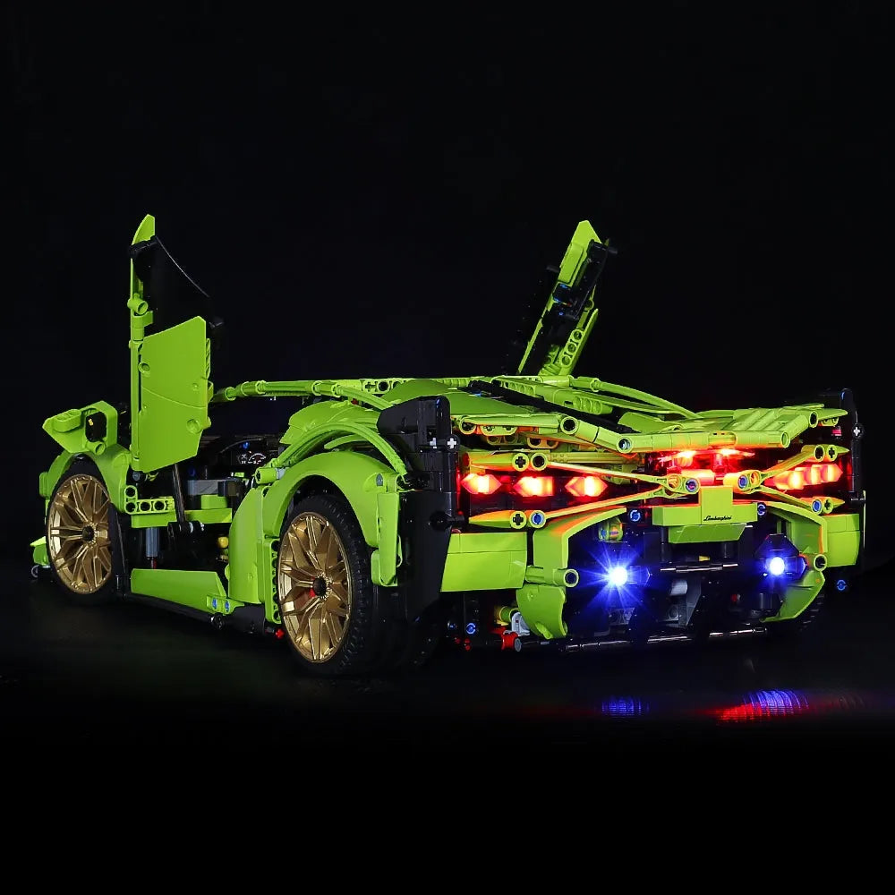 Vonado LED Light Kit for 42115 Lamborghini Sian FKP 37 (Lights Only), Model L42115