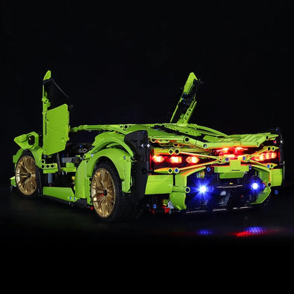 Vonado LED Light Kit for 42115 Lamborghini Sian FKP 37 (Lights Only), Model L42115