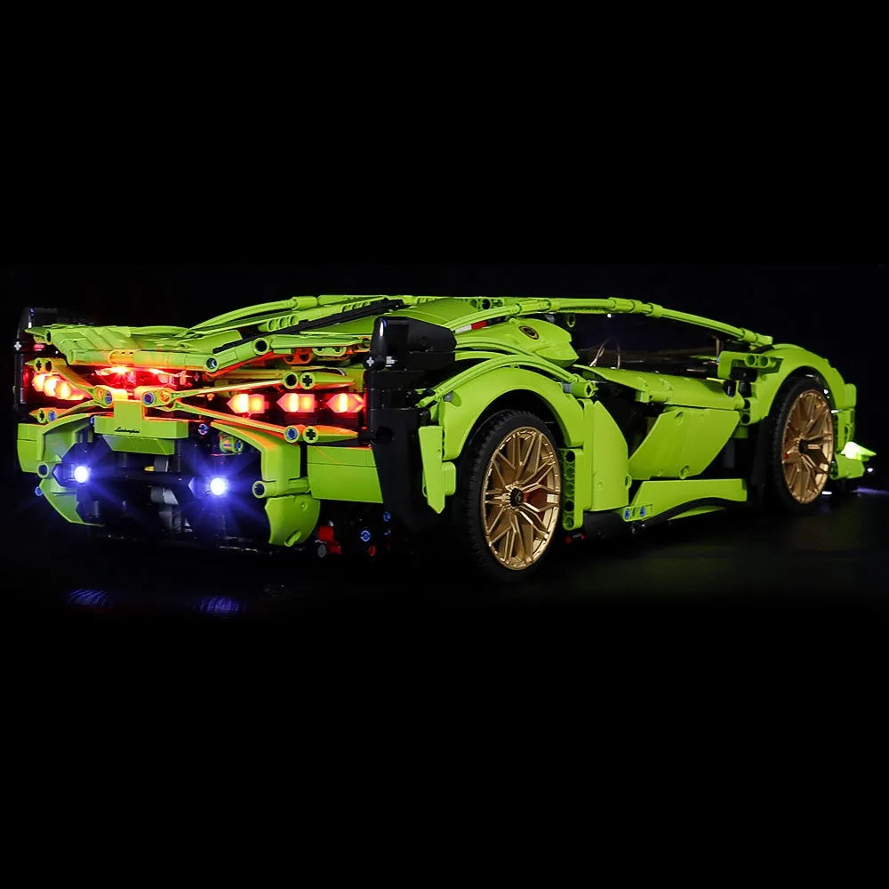 Vonado LED Light Kit for 42115 Lamborghini Sian FKP 37 (Lights Only), Model L42115