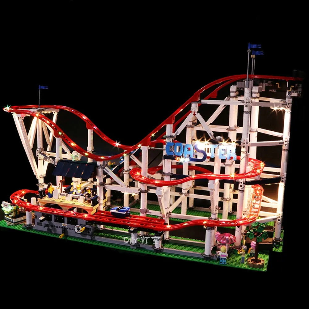 Vonado LED Light Kit for 10261 Roller Coaster (Lights Only), Model L10261