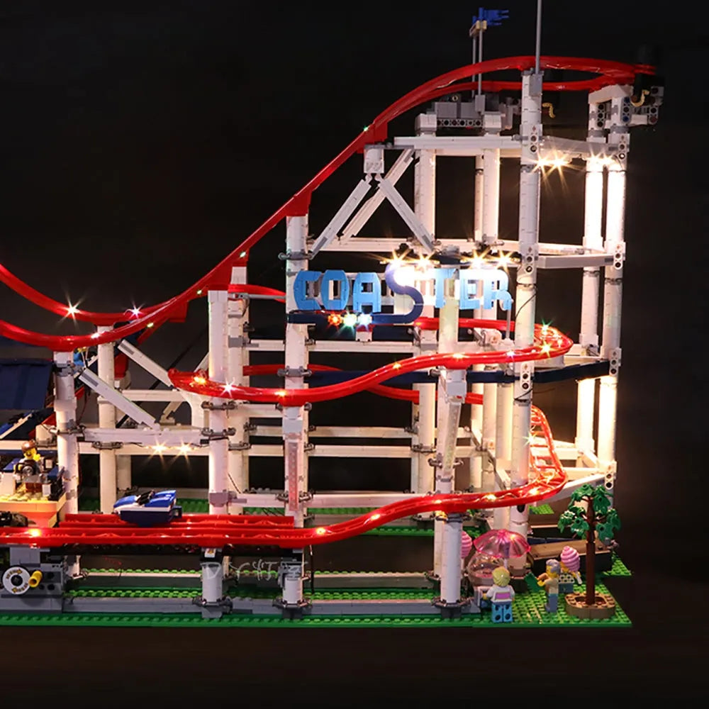 Vonado LED Light Kit for 10261 Roller Coaster (Lights Only), Model L10261