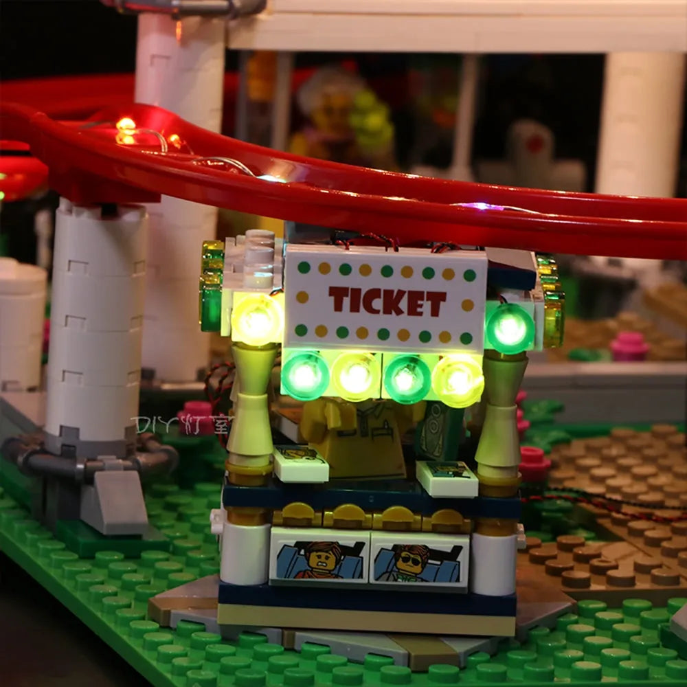 Vonado LED Light Kit for 10261 Roller Coaster (Lights Only), Model L10261