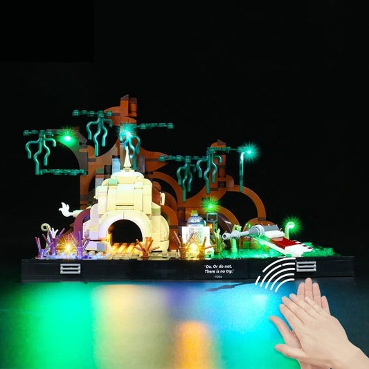Vonado LED Light Kit for Star Wars 75330 Training Diorama (Lights Only), Model L75330