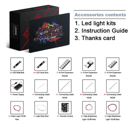 Vonado LED Light Kit for 42141 McLaren Formula Race Car (Lights Only), Model L42141