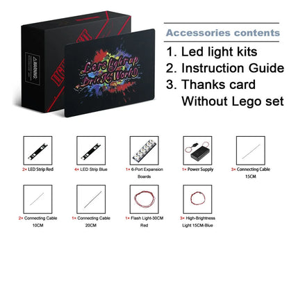 Vonado LED Light Kit for 42141 McLaren Formula Race Car (Lights Only), Model L42141