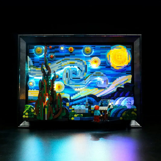 Vonado LED Light Kit for Ideas 21333 The Starry Night Vincent Van Gogh (Lights Only), Model L21333