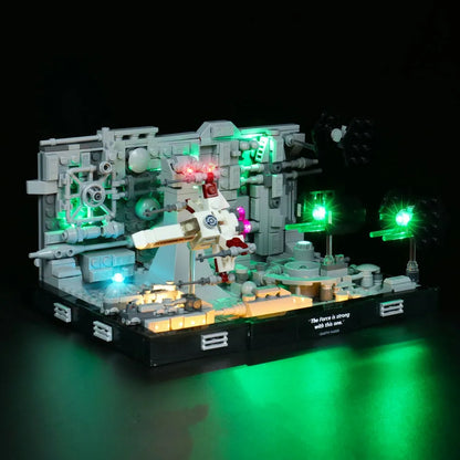 Vonado LED Light Kit for Star Wars 75329 Trench Run Diorama (Lights Only), Model L75301