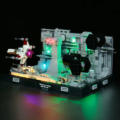 Vonado LED Light Kit for Star Wars 75329 Trench Run Diorama (Lights Only), Model L75301