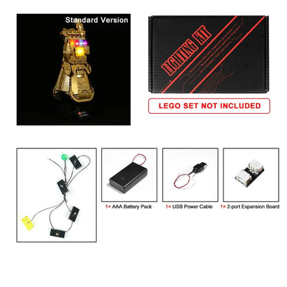 Vonado LED Light Kit for 76191 Infinity Gauntlet (Lights Only), Model L76191