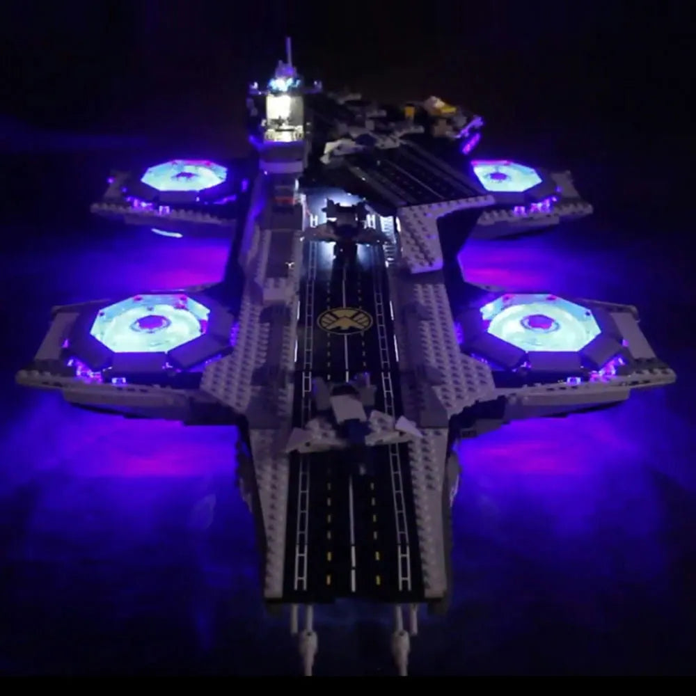 Vonado LED Light Kit for 76042 Super Heroes The Shield Helicarrier (Lights Only), Model L76042