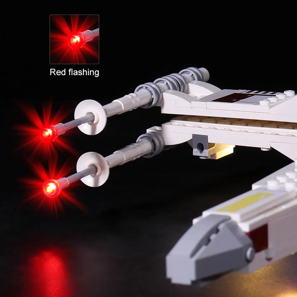 Vonado LED Light Kit for Star Wars 75301 Luke Skywalker X-Wing Fighter (Lights Only), Model L75301