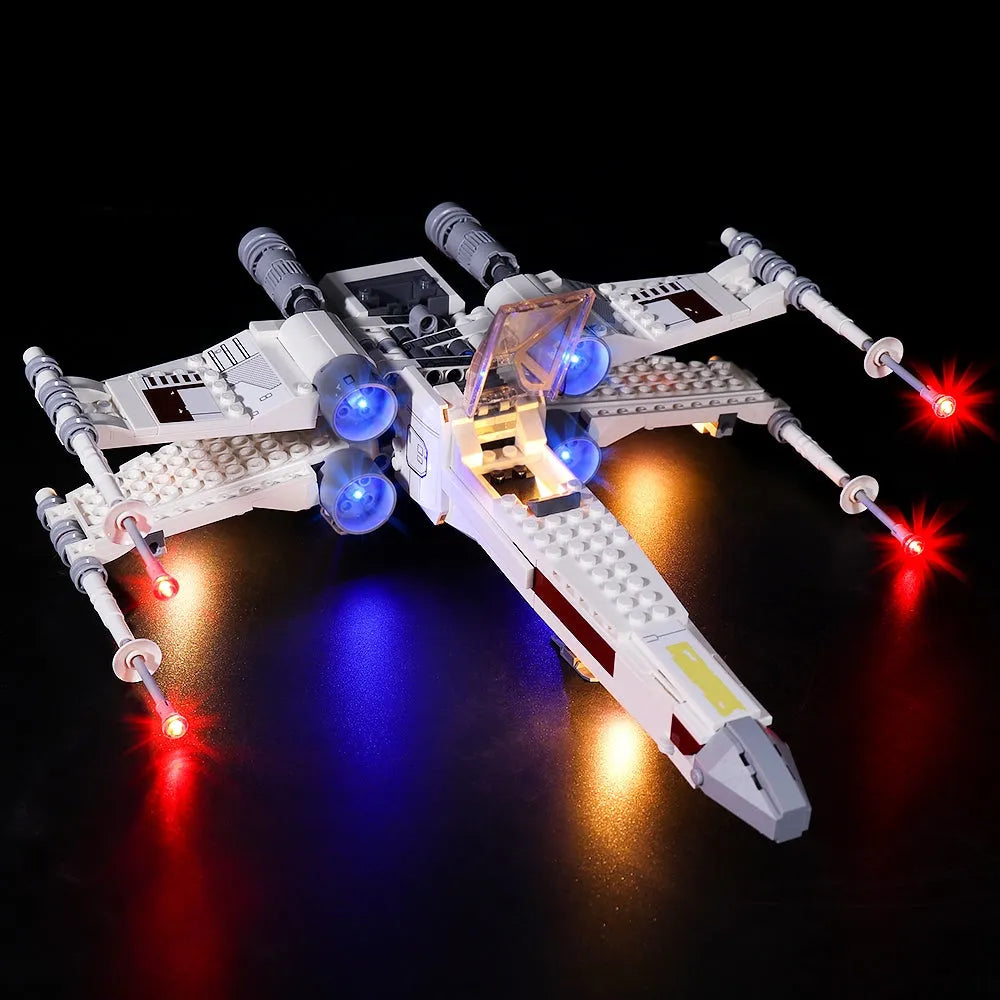 Vonado LED Light Kit for Star Wars 75301 Luke Skywalker X-Wing Fighter (Lights Only), Model L75301