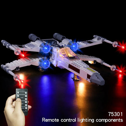 Vonado LED Light Kit for Star Wars 75301 Luke Skywalker X-Wing Fighter (Lights Only), Model L75301