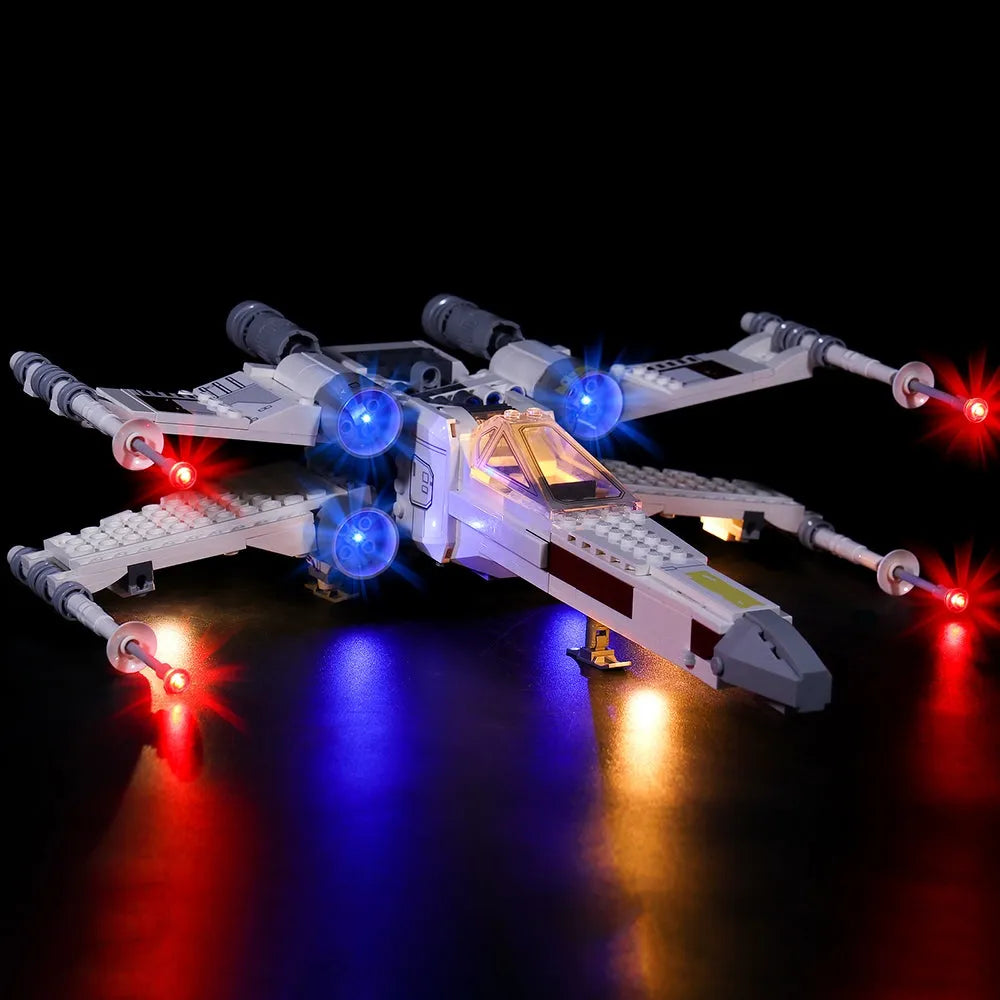 Vonado LED Light Kit for Star Wars 75301 Luke Skywalker X-Wing Fighter (Lights Only), Model L75301
