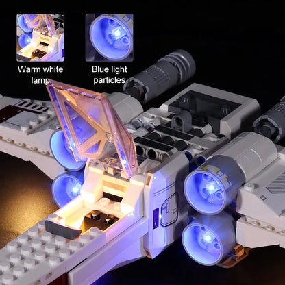Vonado LED Light Kit for Star Wars 75301 Luke Skywalker X-Wing Fighter (Lights Only), Model L75301