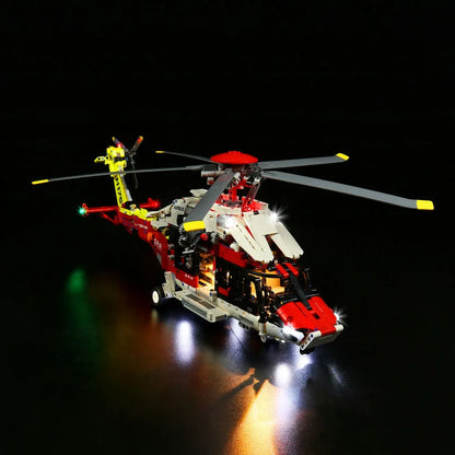 Vonado LED Light Kit for 42145 The Rescue Helicopter (Lights Only), Model L42145