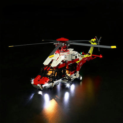 Vonado LED Light Kit for 42145 The Rescue Helicopter (Lights Only), Model L42145