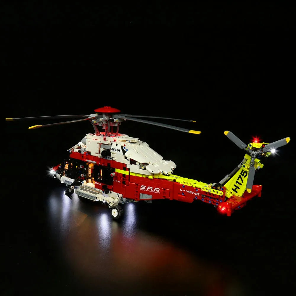 Vonado LED Light Kit for 42145 The Rescue Helicopter (Lights Only), Model L42145