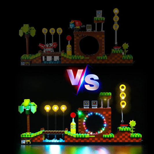 Vonado LED Light Kit for Ideas 21331 Sonic The Hedgehogs Green Hill (Lights Only), Model L21331
