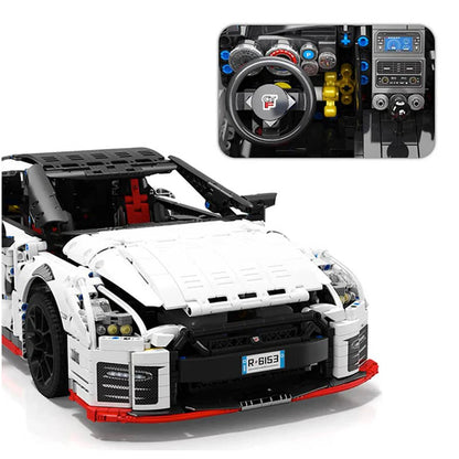 Trilumity Building Block Set: 1: 8 Nissan R35 GTR, Perfectly Restore Details, Additional Engine Model (4098Piece)