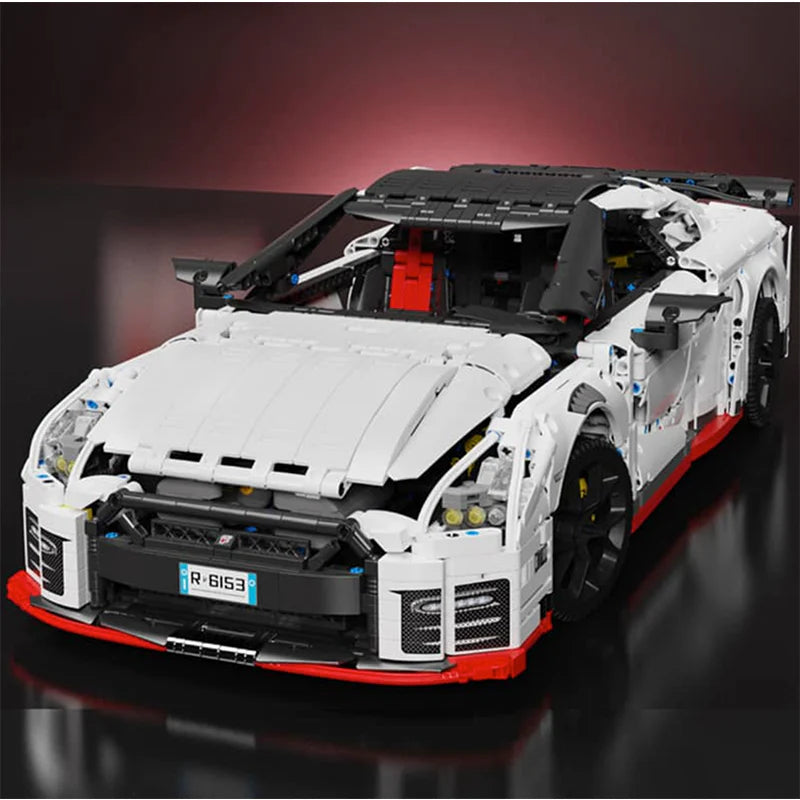 Trilumity Building Block Set: 1: 8 Nissan R35 GTR, Perfectly Restore Details, Additional Engine Model (4098Piece)