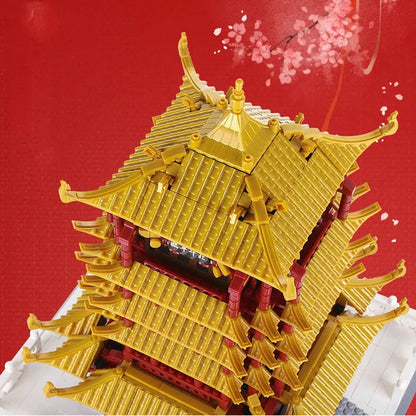 Wange Building Block Set: China Yellow Crane Tower 6214