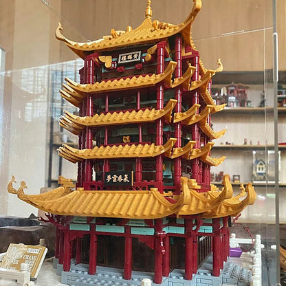 Wange Building Block Set: China Yellow Crane Tower 6214