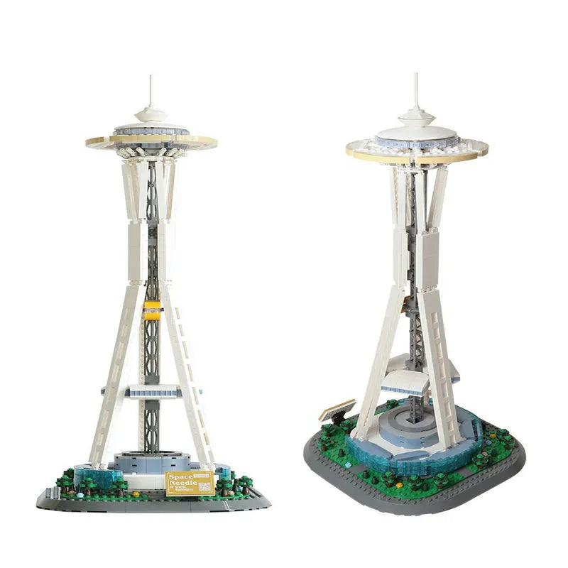 Wange MOC Building Block Set: 5238 Seattle Space Needle