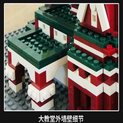 Wange MOC Building Block Set: Famous Saint Basil's Cathedral, Model 6213