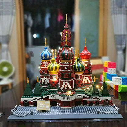 Wange MOC Building Block Set: Famous Saint Basil's Cathedral, Model 6213