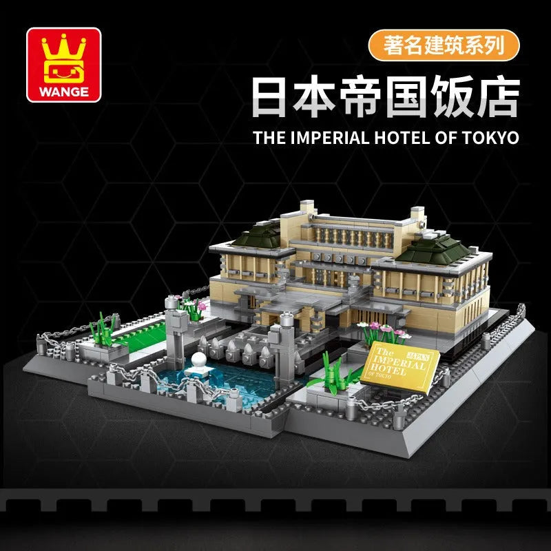 Wange MOC Building Block Set: Famous Tokyo Hotel Kids 5226