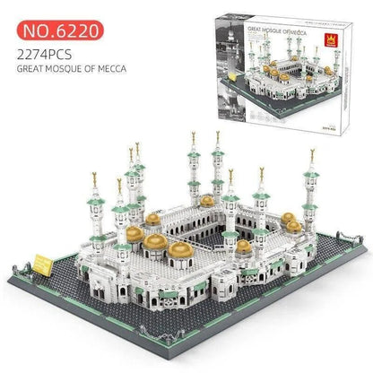 Wange MOC Building Block Set: Great Mecca Grand Mosque