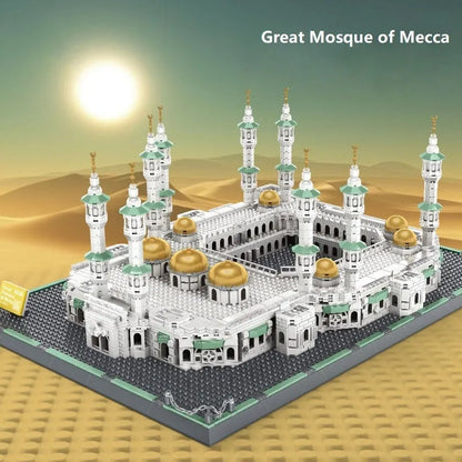 Wange MOC Building Block Set: Great Mecca Grand Mosque