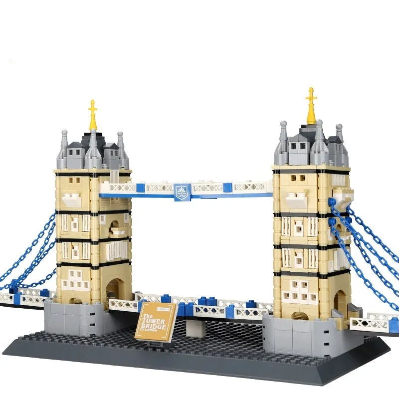 Wange MOC Building Block Set: London Tower Bridge, Model 4219