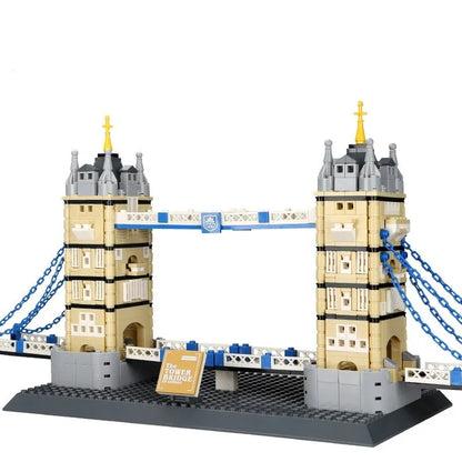 Wange MOC Building Block Set: London Tower Bridge, Model 4219