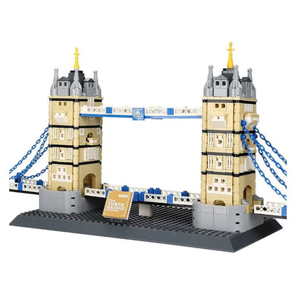 Wange MOC Building Block Set: London Tower Bridge, Model 4219