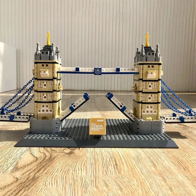 Wange MOC Building Block Set: London Tower Bridge, Model 4219