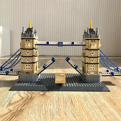 Wange MOC Building Block Set: London Tower Bridge, Model 4219