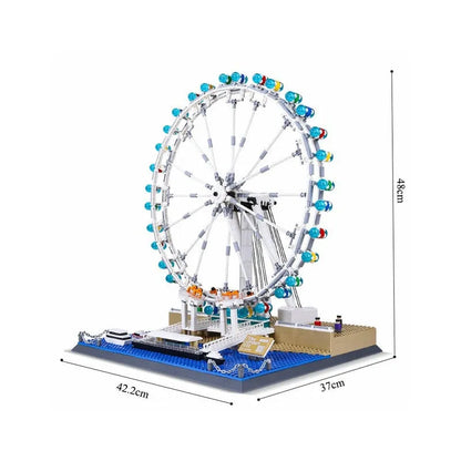 Wange MOC Building Block Set: The London Eye Wheel, Model 6215
