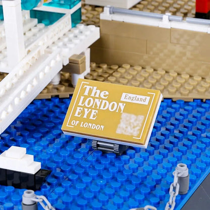 Wange MOC Building Block Set: The London Eye Wheel, Model 6215