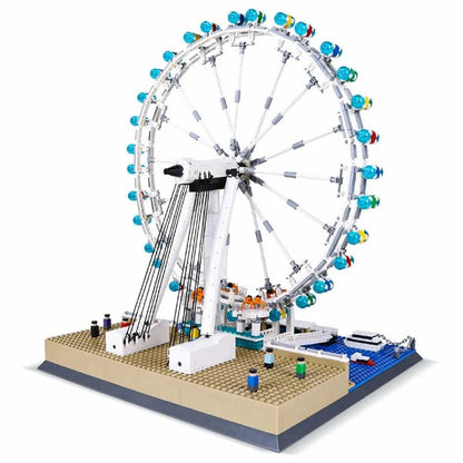 Wange MOC Building Block Set: The London Eye Wheel, Model 6215