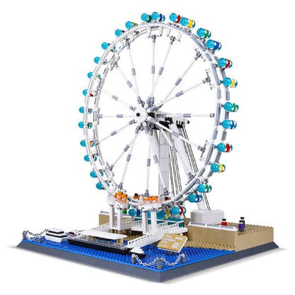 Wange MOC Building Block Set: The London Eye Wheel, Model 6215
